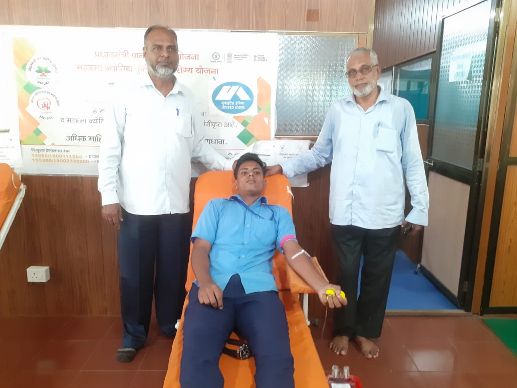 Principal Staff And Trainees Donated Blood On Dr. Sanaullaha Gharatkar Sahab's Birth Day 23.08.2023 Organized By Sanjeevni Trust Murud Janjira