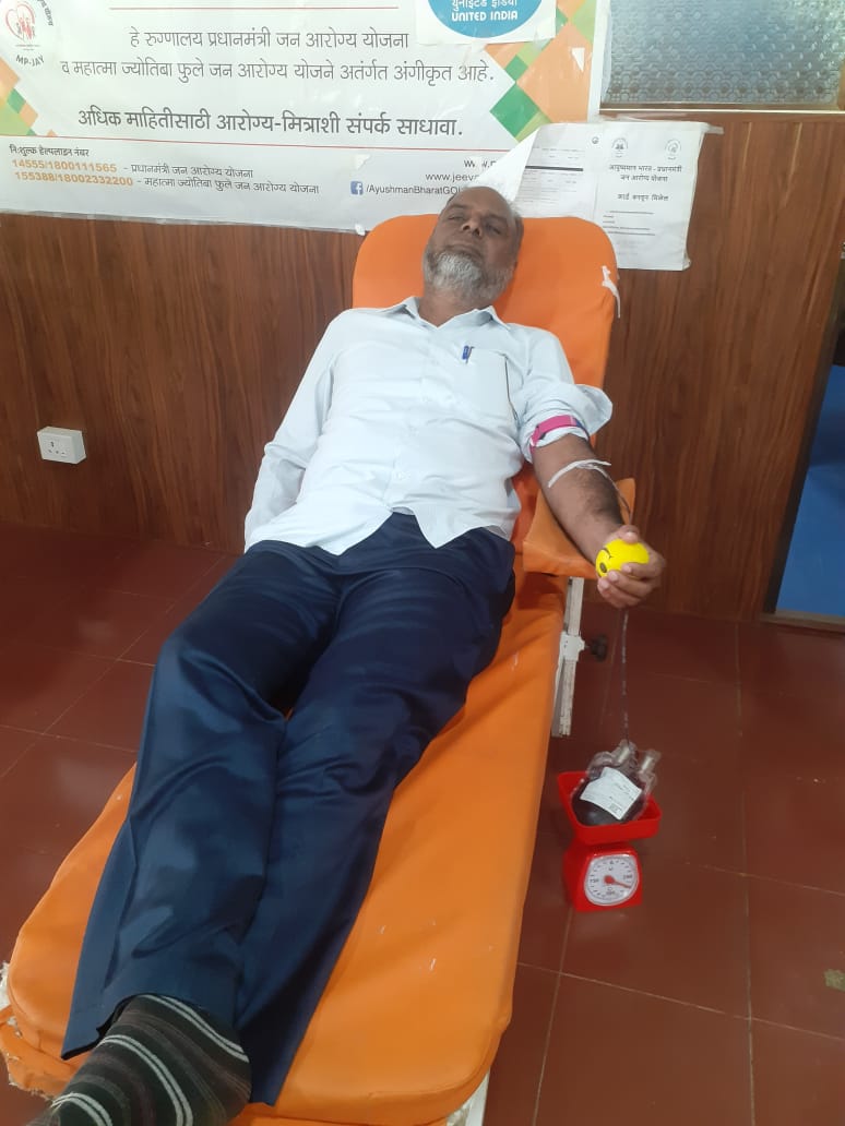 Principal Staff And Trainees Donated Blood On Dr. Sanaullaha Gharatkar Sahab's Birth Day 23.08.2023 Organized By Sanjeevni Trust Murud Janjira